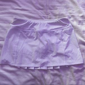White fabletics tennis skirt